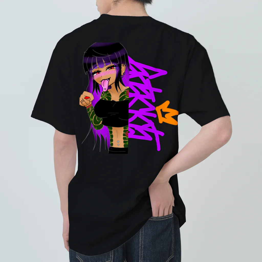 FS108(ファンタジスタ入れ歯)イラスト　絵描きの和彫りちゃん Heavyweight T-Shirt