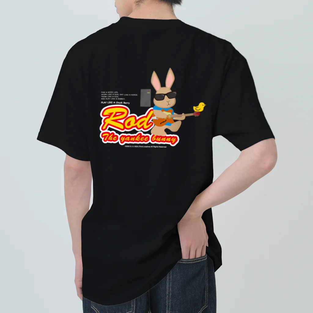 Rod the RabbitのRod the rabbit【バンドマン】 ヘビーウェイトTシャツ