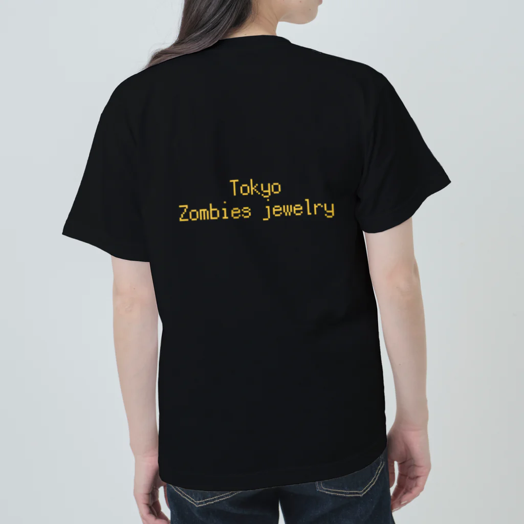 Tokyo　Zombies jewelryのgold　t-shirt ヘビーウェイトTシャツ