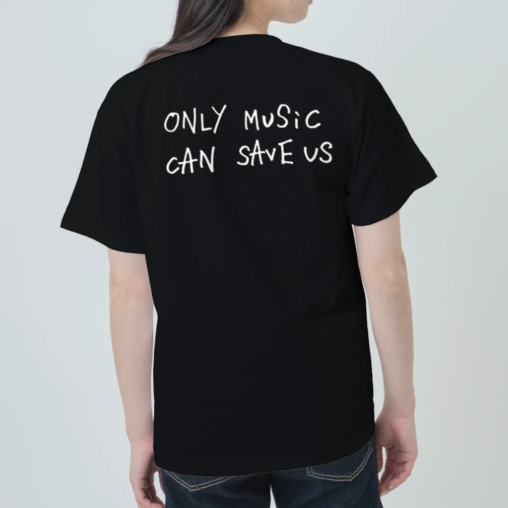 LibraのNo music No Life ヘビーウェイトTシャツ