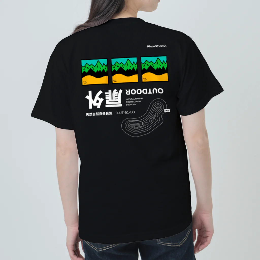 NinpoSTUDIO. _ ONLINE SHOPの扉外 ヘビーウェイトTシャツ