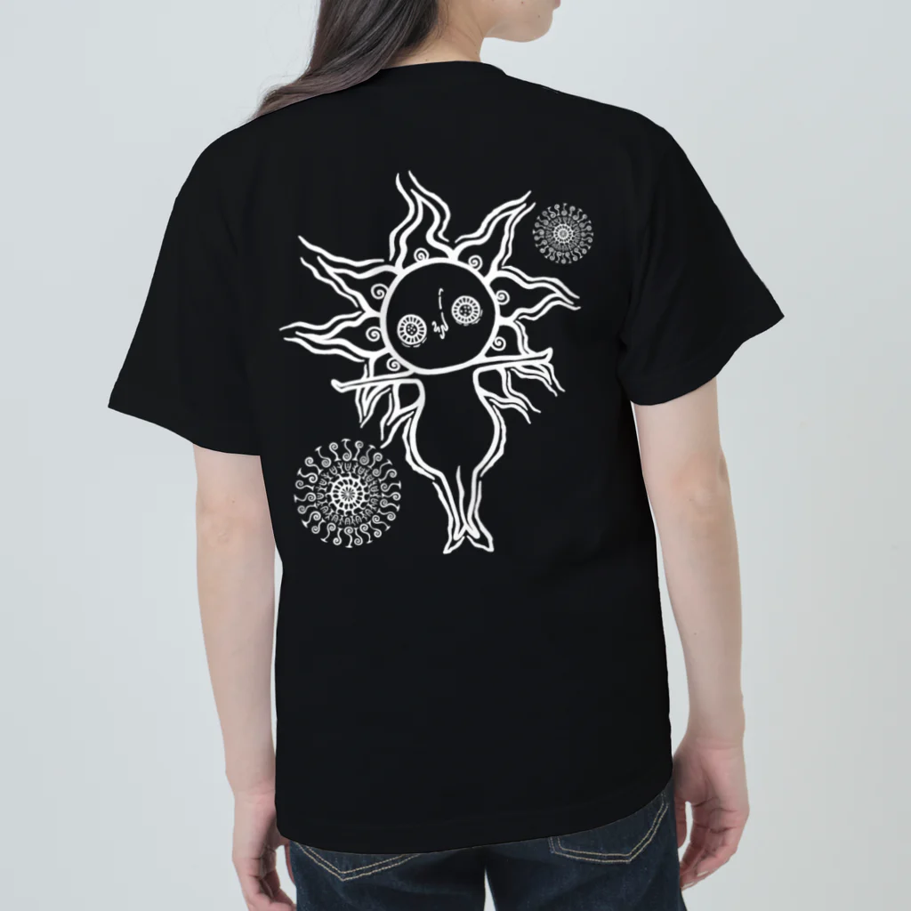 woYの太陽のバイブレーション ヘビーウェイトTシャツ