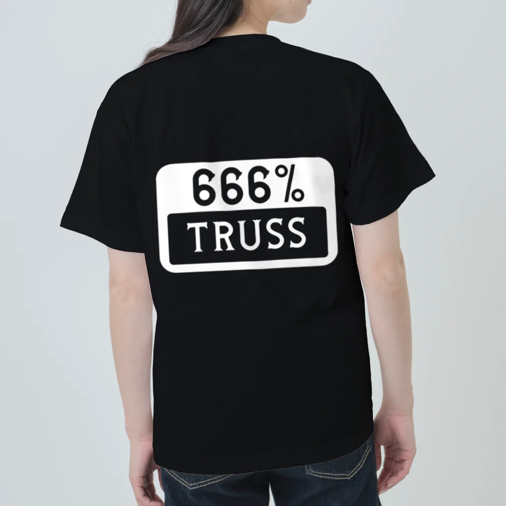 TRUSSの#2 BK ヘビーウェイトTシャツ