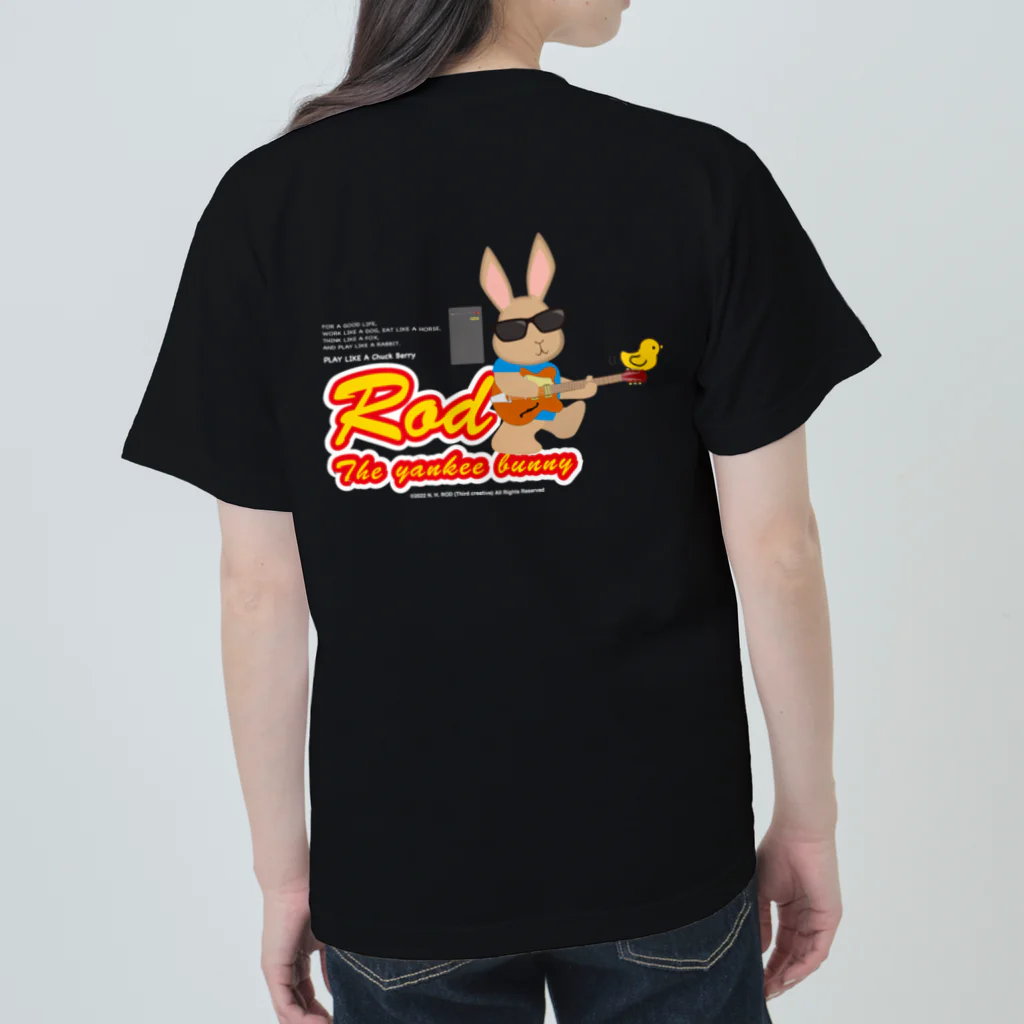 Rod the RabbitのRod the rabbit【バンドマン】 ヘビーウェイトTシャツ