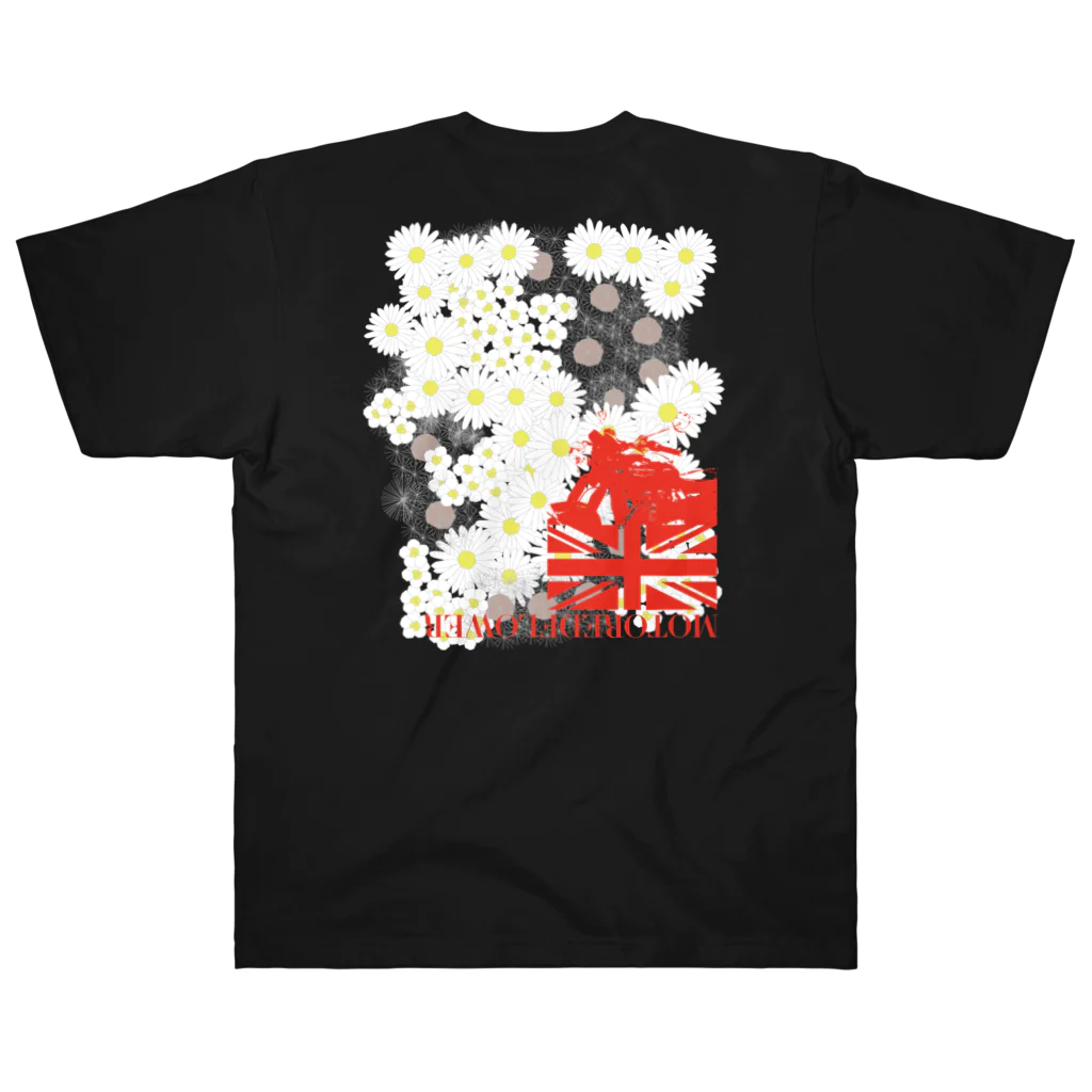 SOKICHISAITOのMOTOREDFLOWER ShiroiHana REDROGO Heavyweight T-Shirt