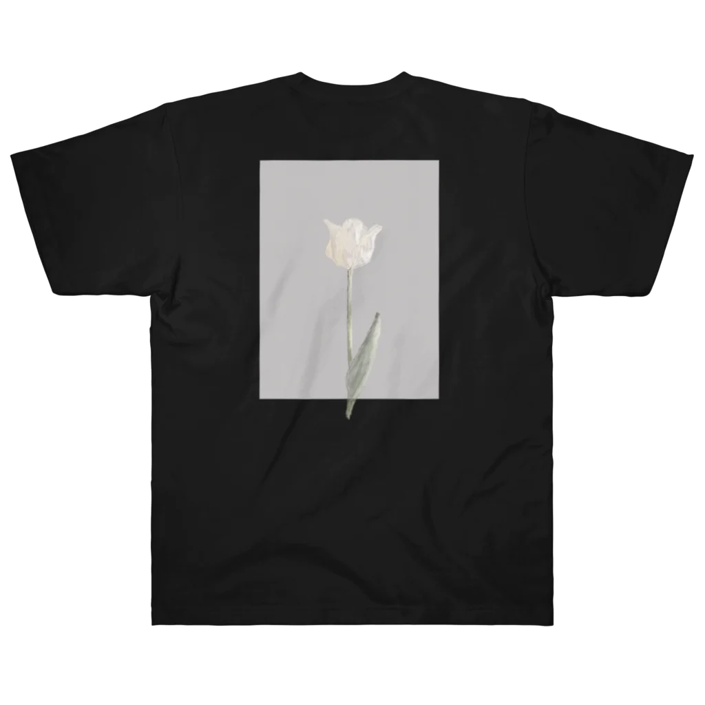 rilybiiの*antique white grayish Tulip ヘビーウェイトTシャツ