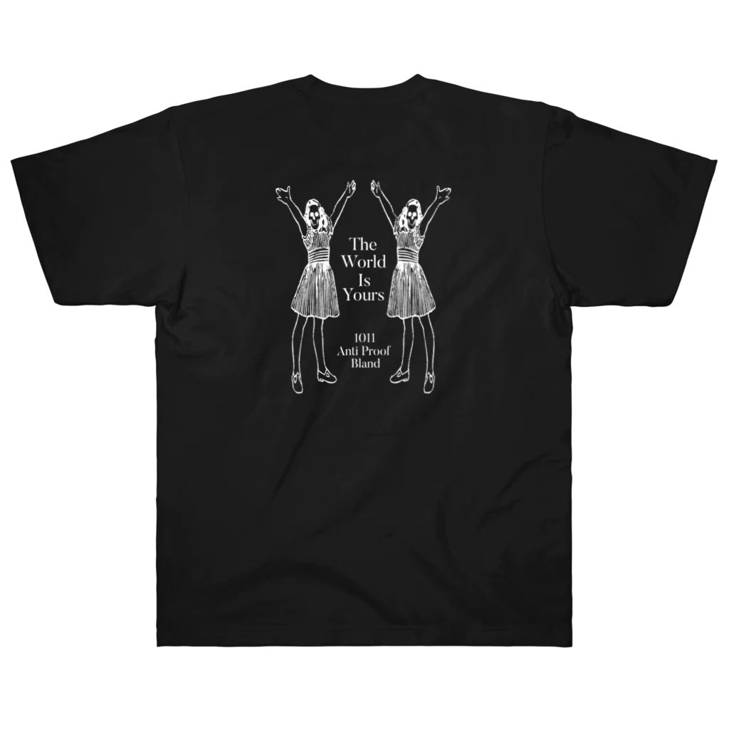 1011 Anti Proof BlandのThe World Is Yours 2 Heavyweight T-Shirt