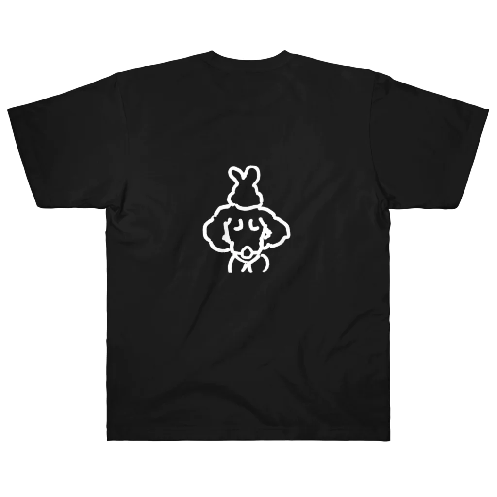 USAMANのマッチョウサギ ヘビーウェイトTシャツ