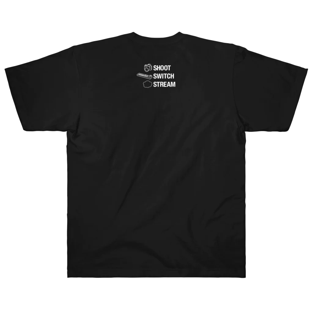 Project92.comのSHOOT, SWITCH, STREAM. ヘビーウェイトTシャツ