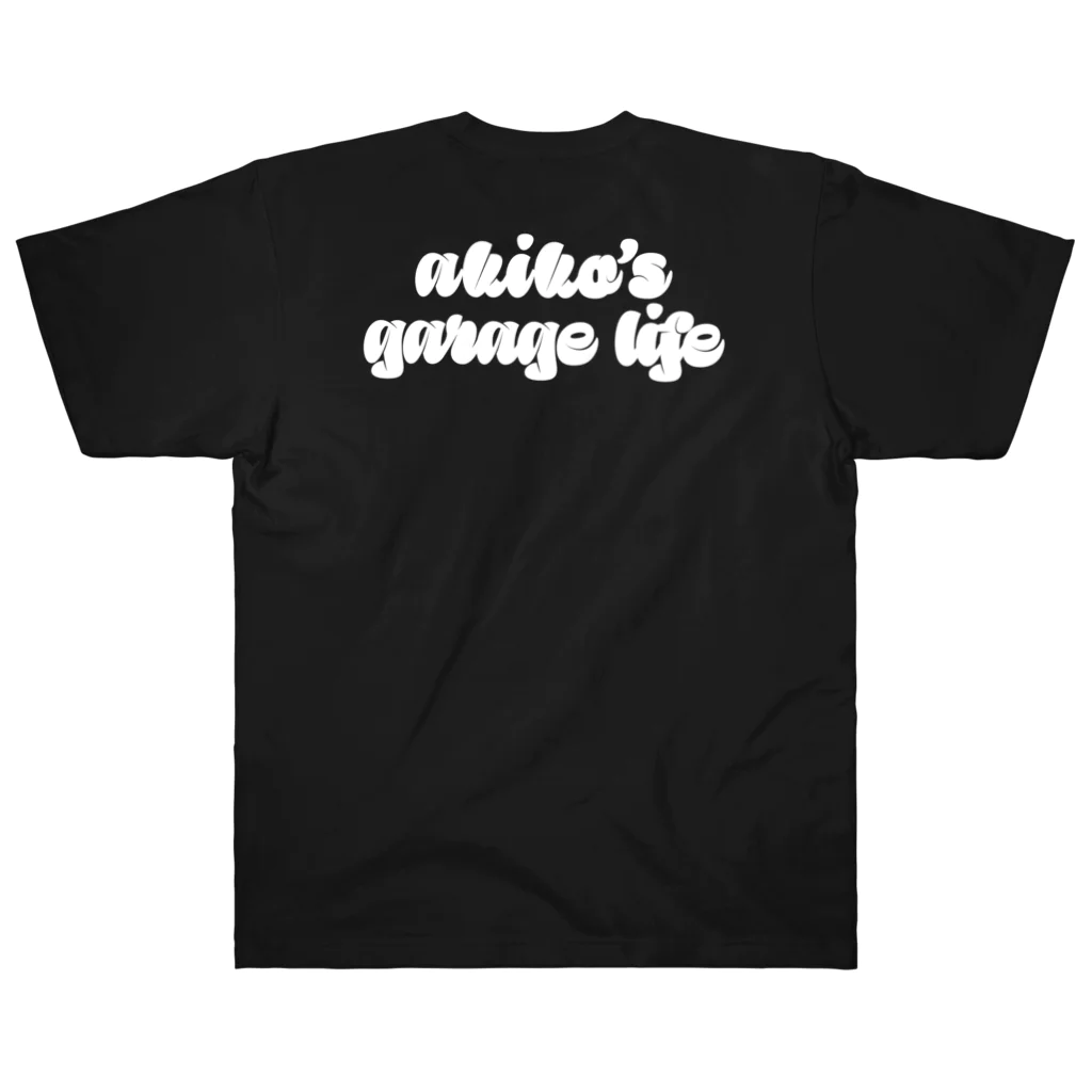 YTGR〜矢田部明子のガレージライフ〜のヤタガレT（ブラック） Heavyweight T-Shirt