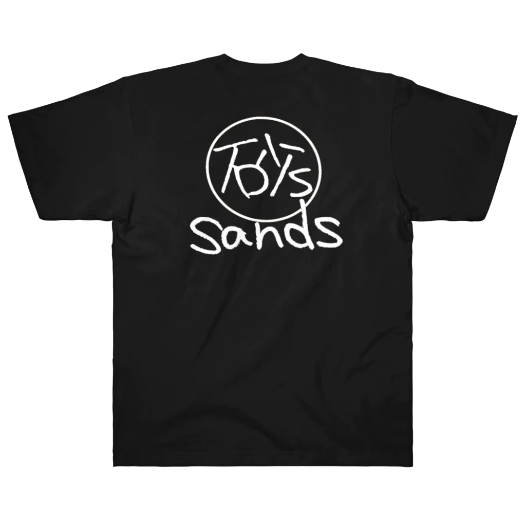 sands商店 SUZURI店の[供養]初代ロゴ Heavyweight T-Shirt