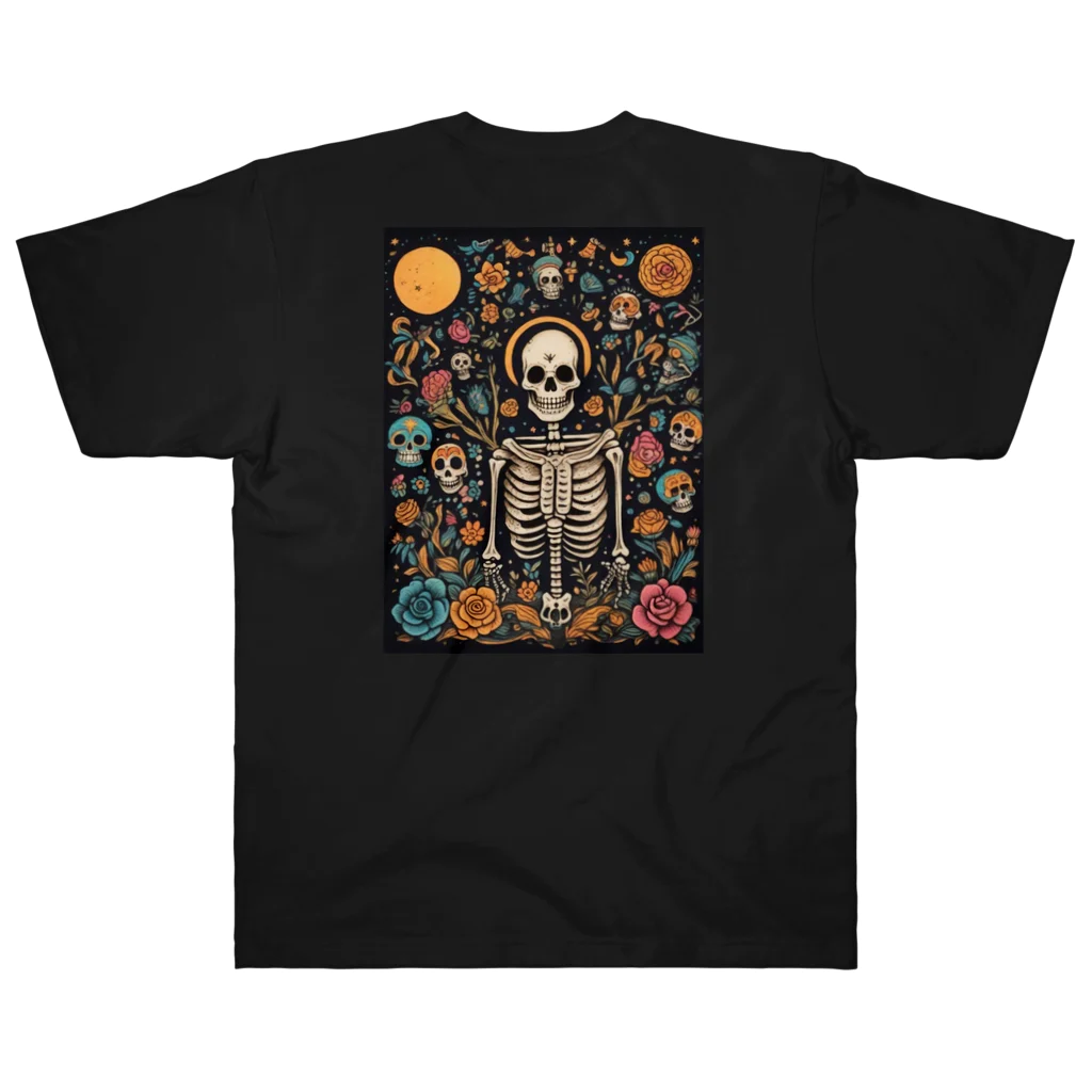 Skull sectionの月とドクロ Heavyweight T-Shirt