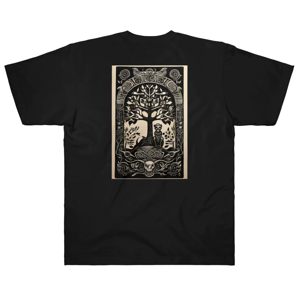 Skull sectionのドクロの木 Heavyweight T-Shirt