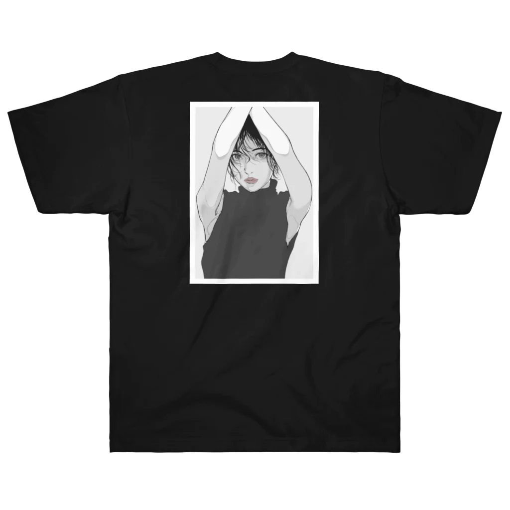 PUPPET FACEのPORTRAIT_02 Heavyweight T-Shirt