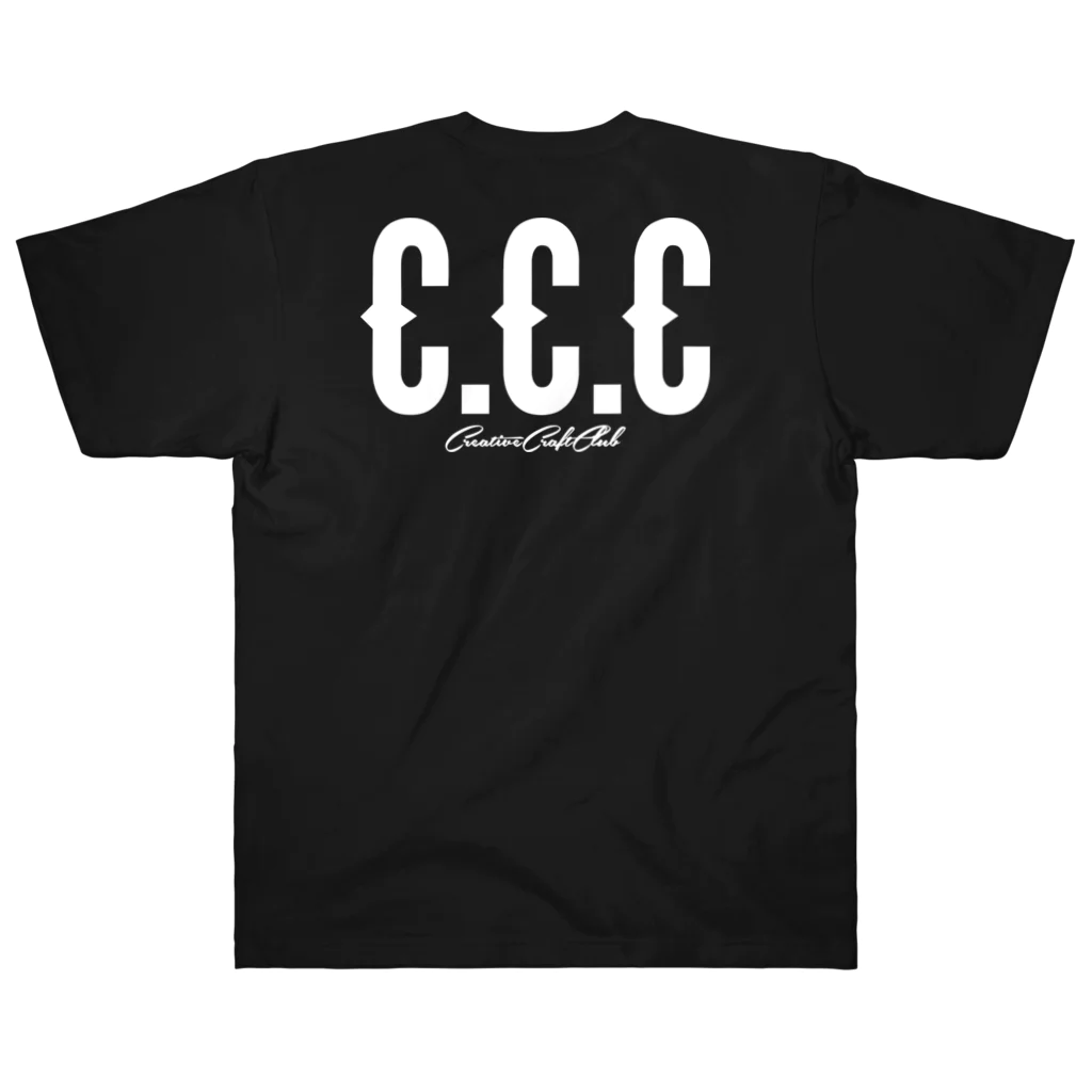 L&W BurningWorksのC.C.C ONEPOINT LOGO ヘビーウェイトTシャツ