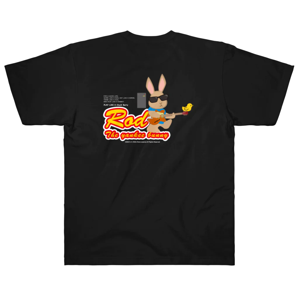 Rod the RabbitのRod the rabbit【バンドマン】 ヘビーウェイトTシャツ