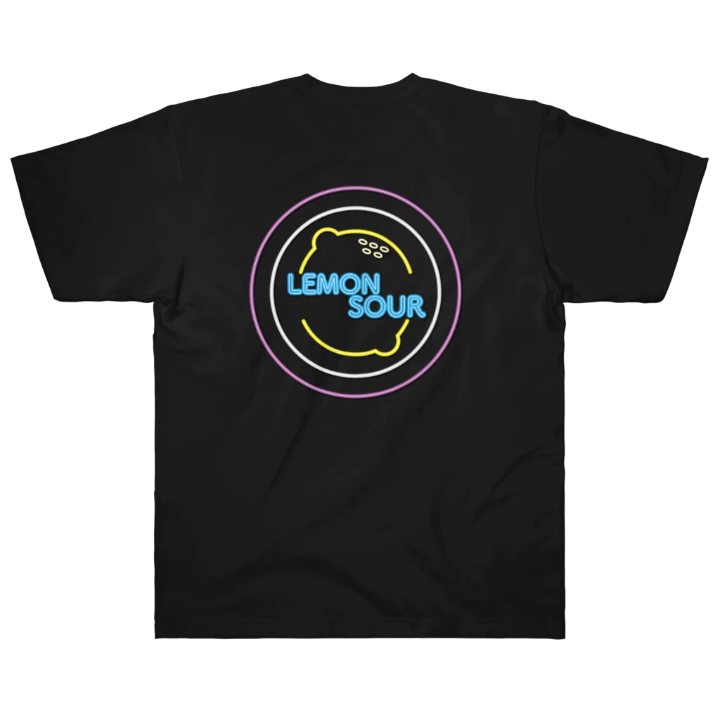 まみのすけのお店のNEON LEMON SOUR ヘビーウェイトTシャツ