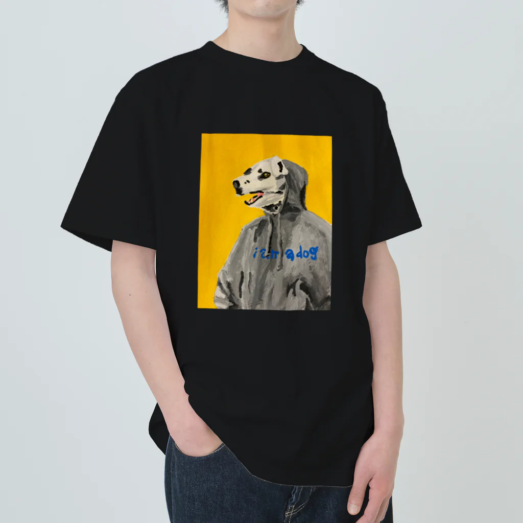 m.daisukeのi am dog Heavyweight T-Shirt