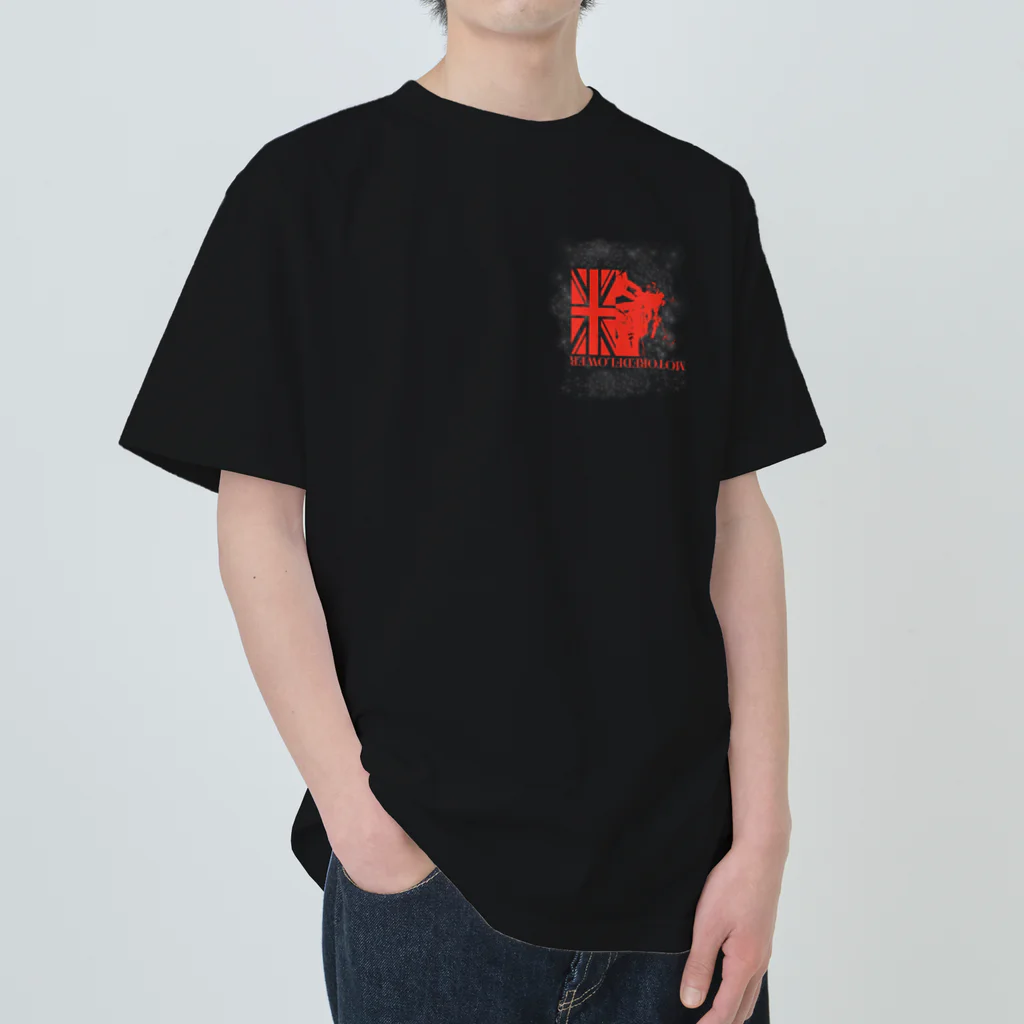 SOKICHISAITOのMOTOREDFLOWER ShiroiHana REDROGO Heavyweight T-Shirt