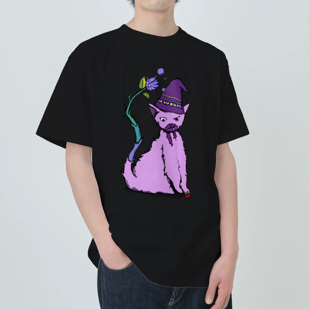 1847のWitch Vampire Cat ヘビーウェイトTシャツ