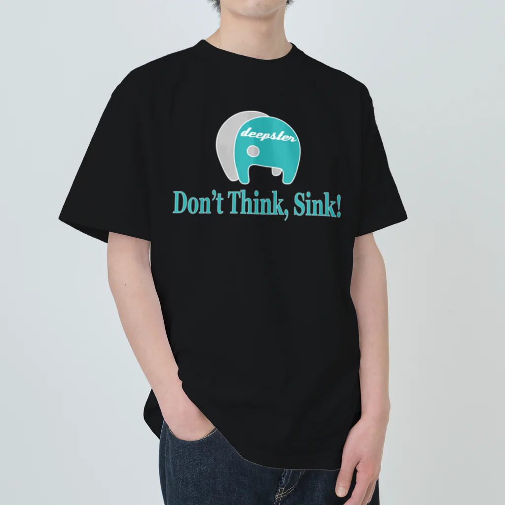 deepsterのDon't Think, Sink! Heavyweight T-Shirt