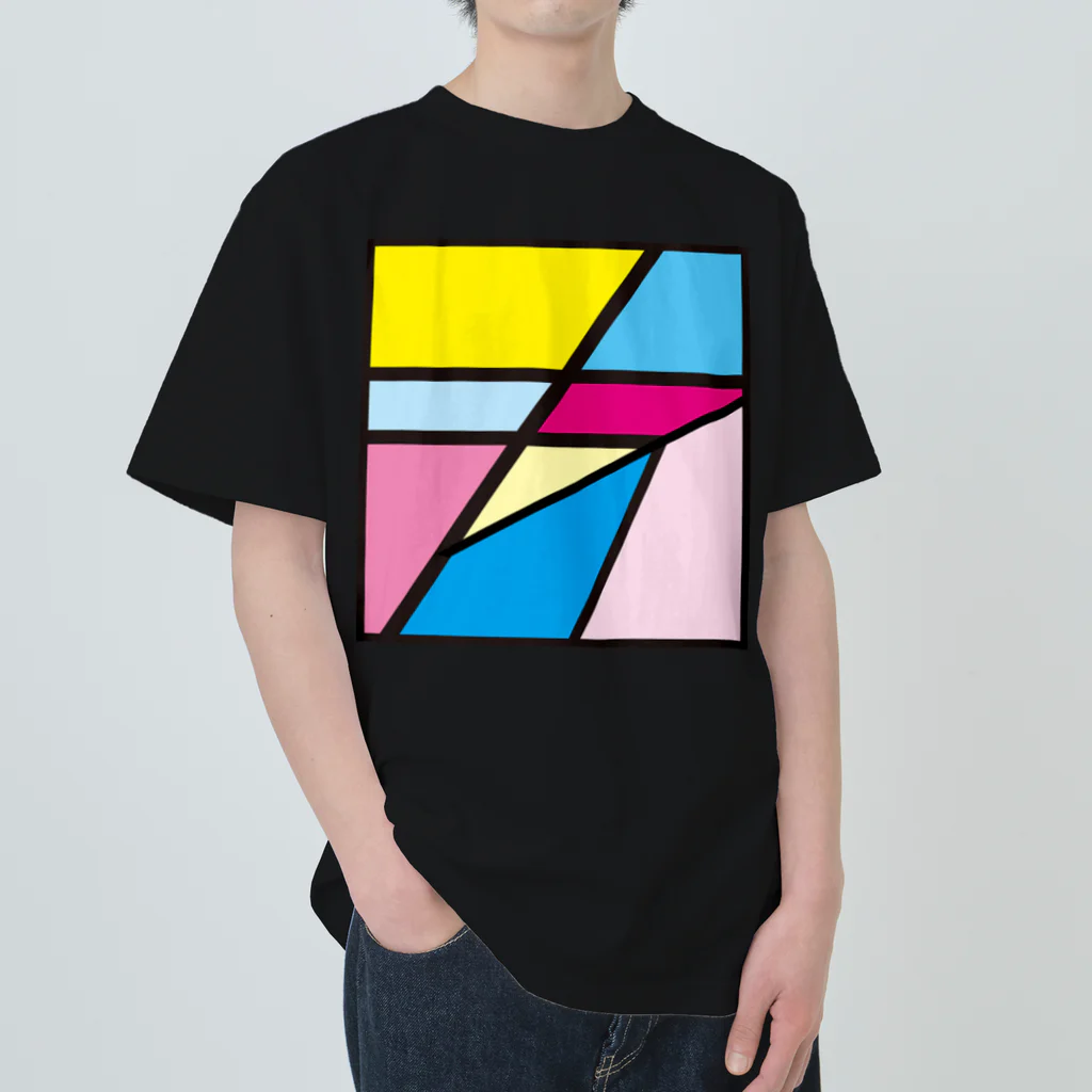 キイフォルダ／kiifolderのキイ スクエアロゴCMYK Heavyweight T-Shirt