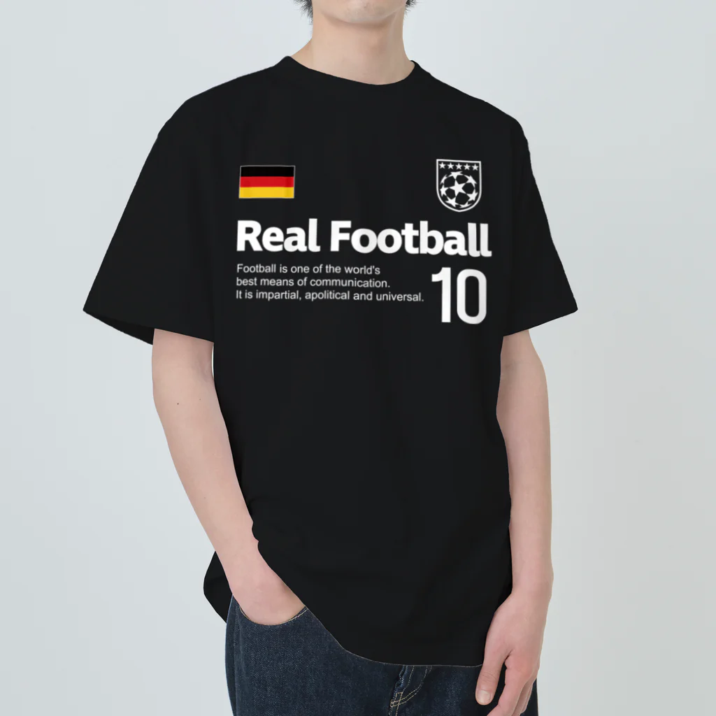 アージーのリアルフットボール ドイツ ヘビーウェイトTシャツ