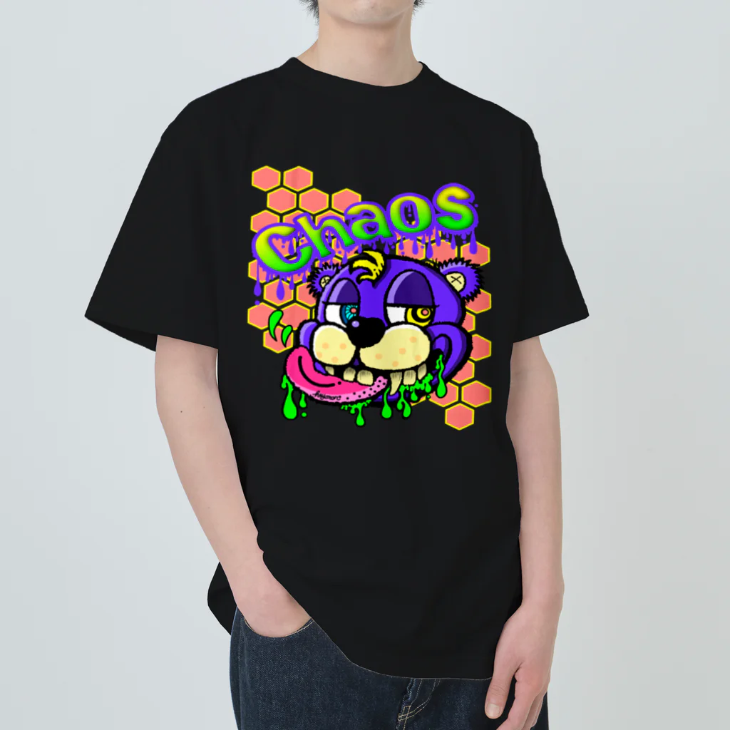 heymar のkuma chaos ヘビーウェイトTシャツ