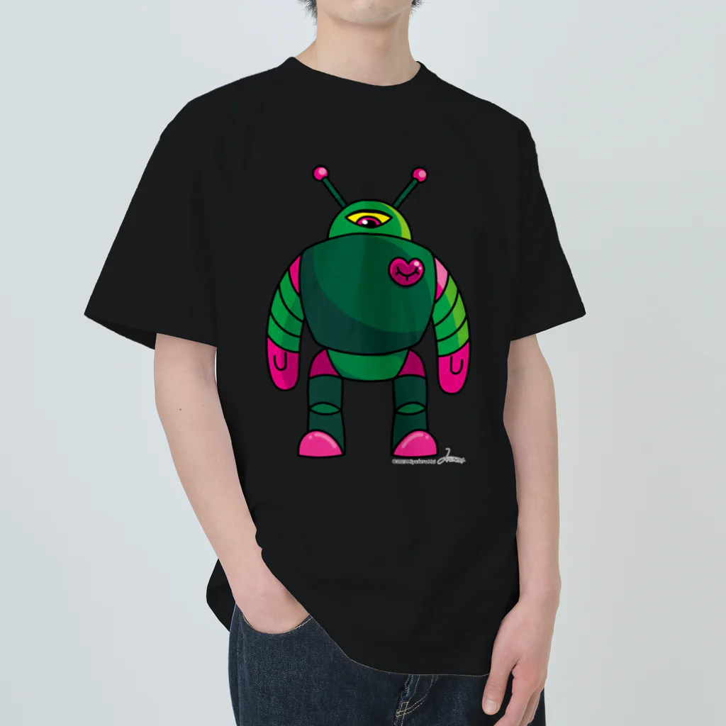 ぎょろぱちアイランドの家庭用ロボット「モリヤマくん」 Heavyweight T-Shirt