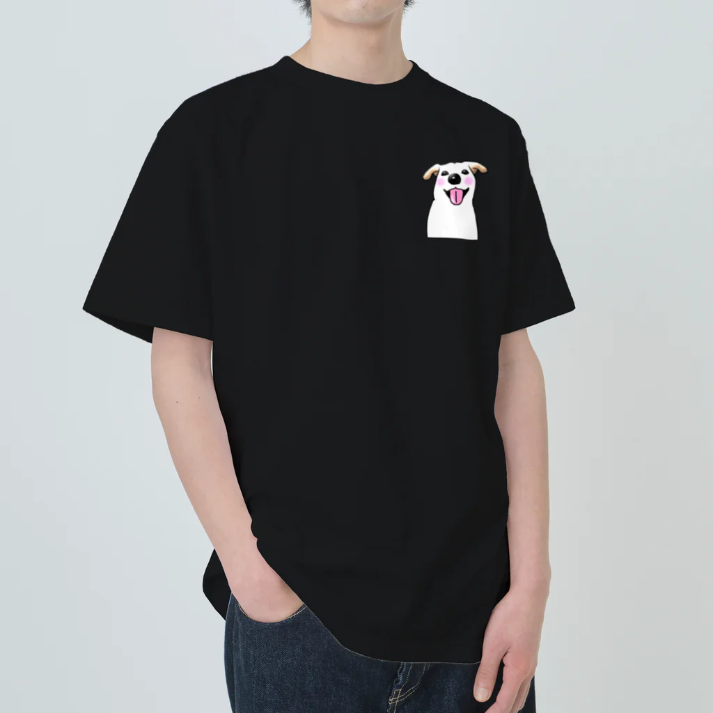 kyu-pittoのうちのわんこ（ノーマルver ） Heavyweight T-Shirt