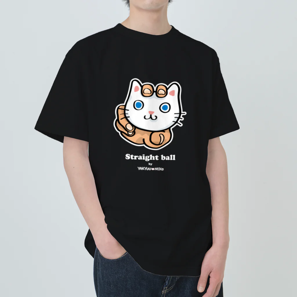 4_days_offのストレートの握り方　白文字 ヘビーウェイトTシャツ