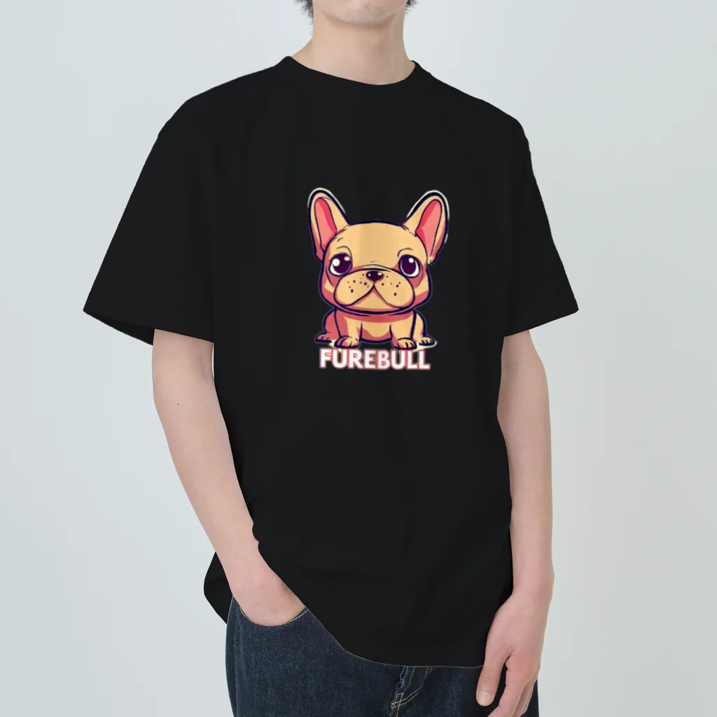 furebuhi　clubのHAPPY FUREBULL（ハッピーフレブル） Heavyweight T-Shirt