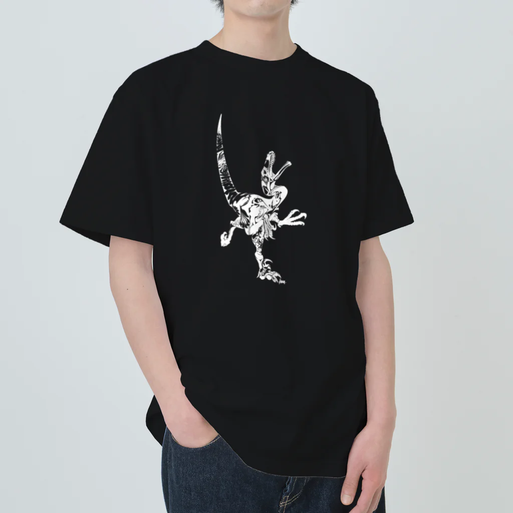 iwa0123のVelociraptor 2 White Heavyweight T-Shirt