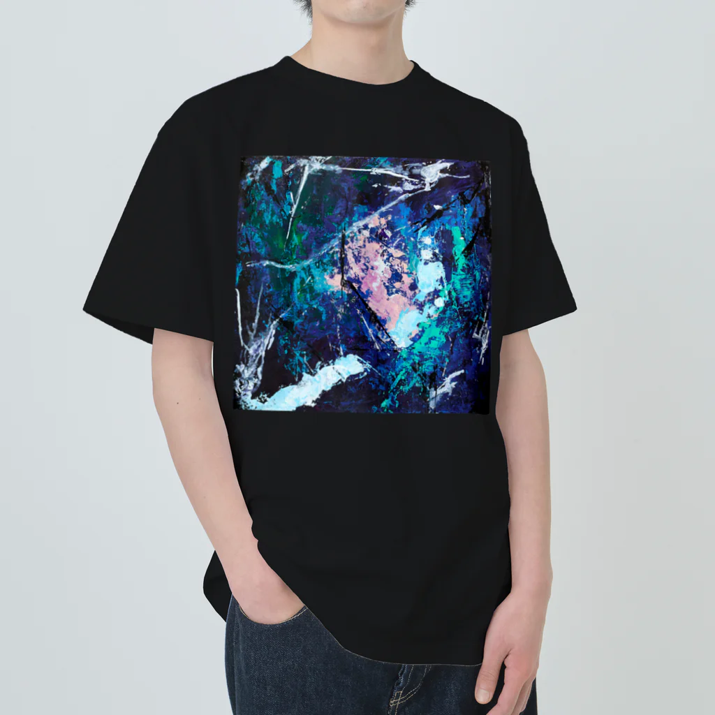 snowfikaのsayo art_05 ヘビーウェイトTシャツ