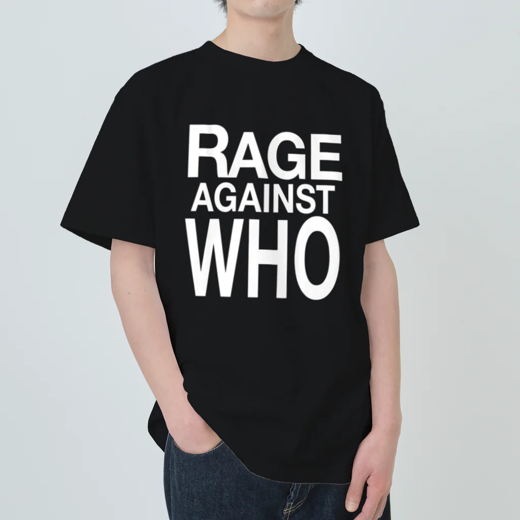 NET SHOP MEKのRAGE AGAINST WHO ヘビーウェイトTシャツ