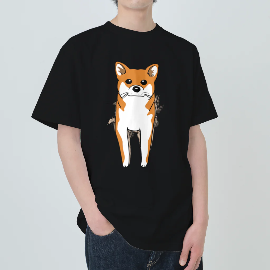 ichika1226の壁柴犬 Heavyweight T-Shirt