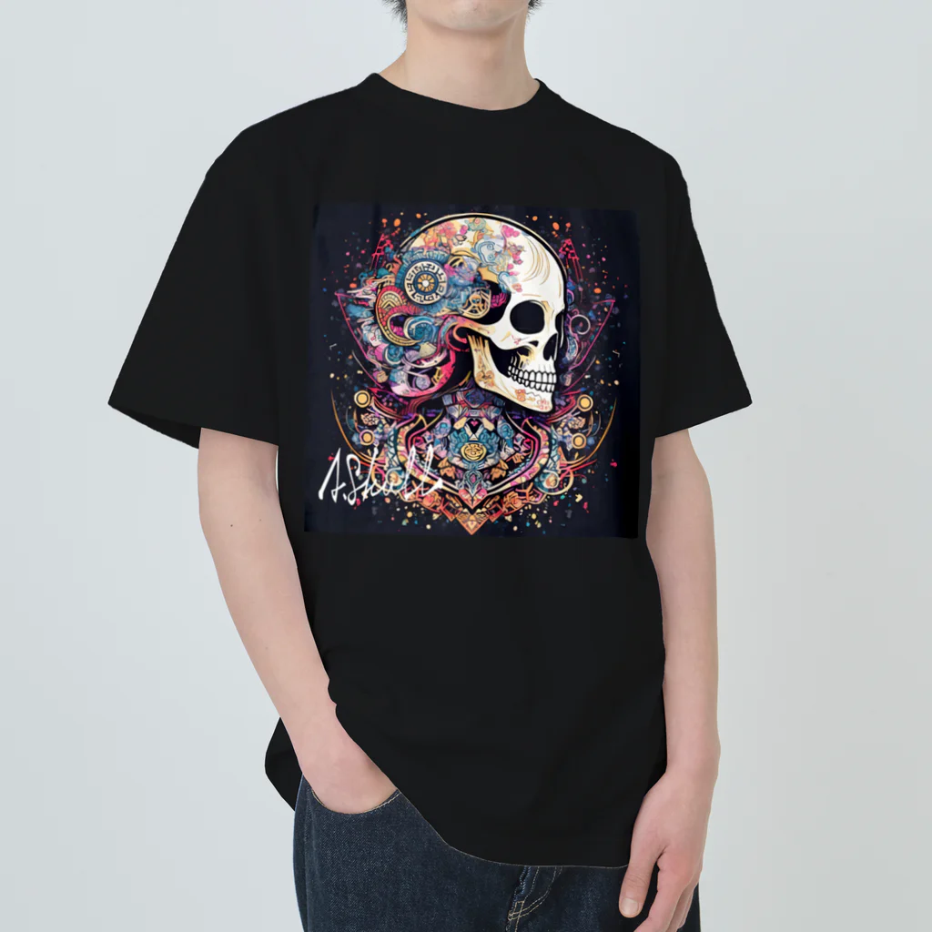 A.SkullのSkull_003 Heavyweight T-Shirt