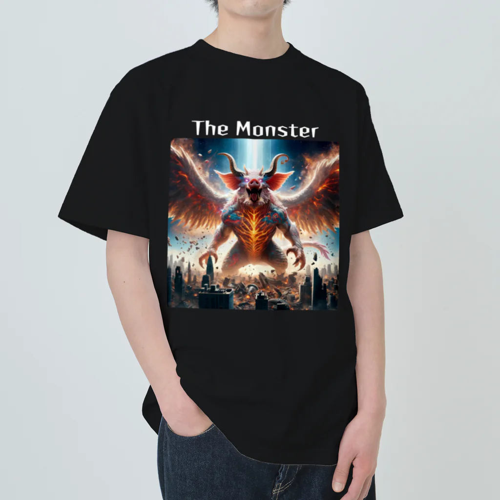 Monster PanicのMonster豚 Heavyweight T-Shirt