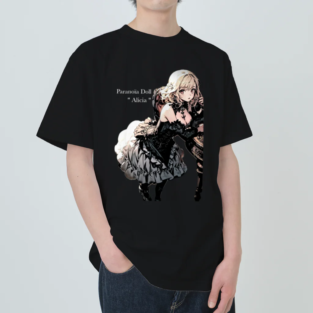 Paranoïa DollのParanoïa Doll "Alicia"  ヘビーウェイトTシャツ