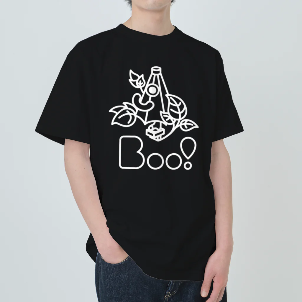 Boo!のBoo!(からかさおばけ) ヘビーウェイトTシャツ