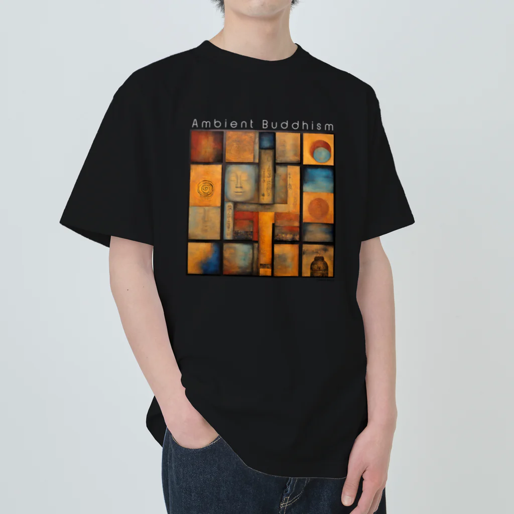 TAKEO SUZUKI / TASKENのAmbient Buddhism2 Album Art T-Shirts Heavyweight T-Shirt