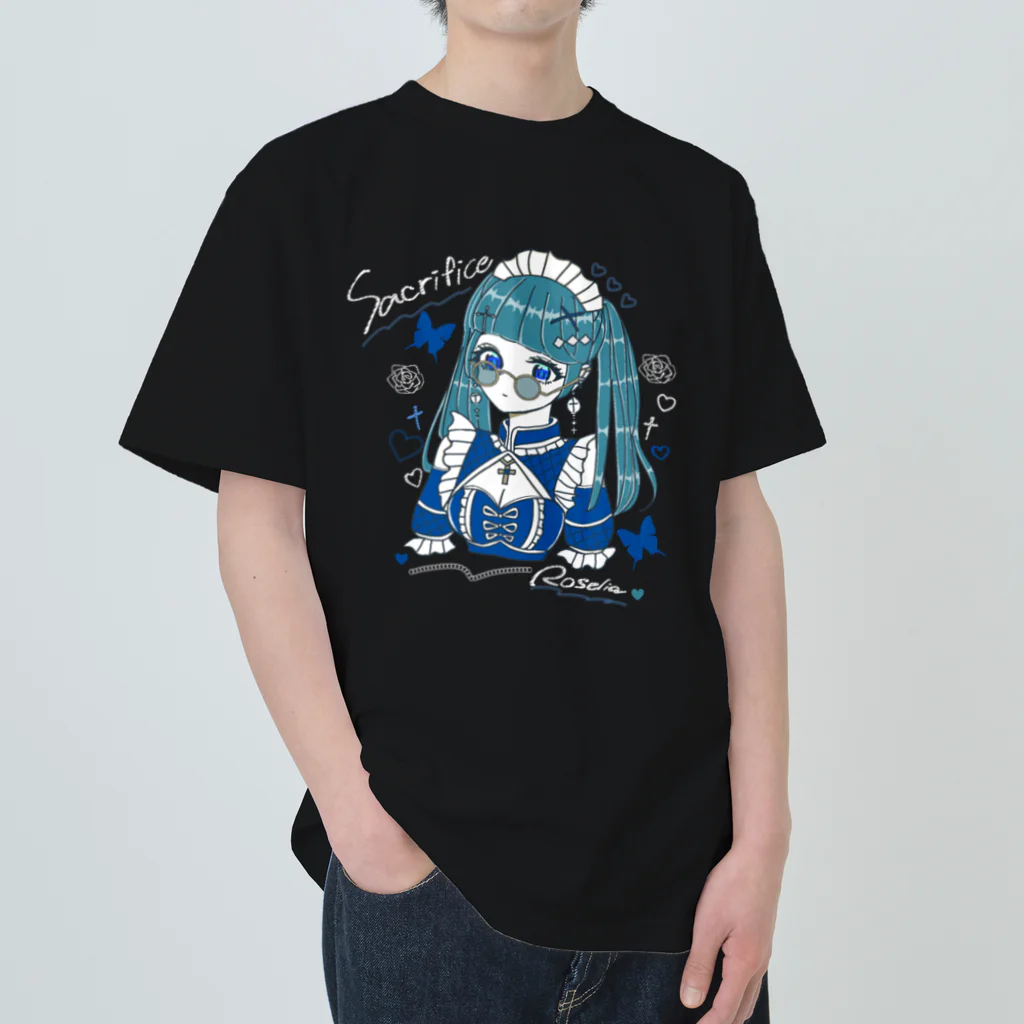 𝒜𝓏のSacrifice -Gothic Maid- ヘビーウェイトTシャツ