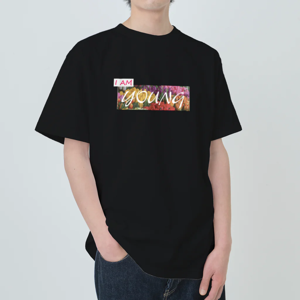 Honey Wonderのアイアムヤング flower shop ヘビーウェイトTシャツ