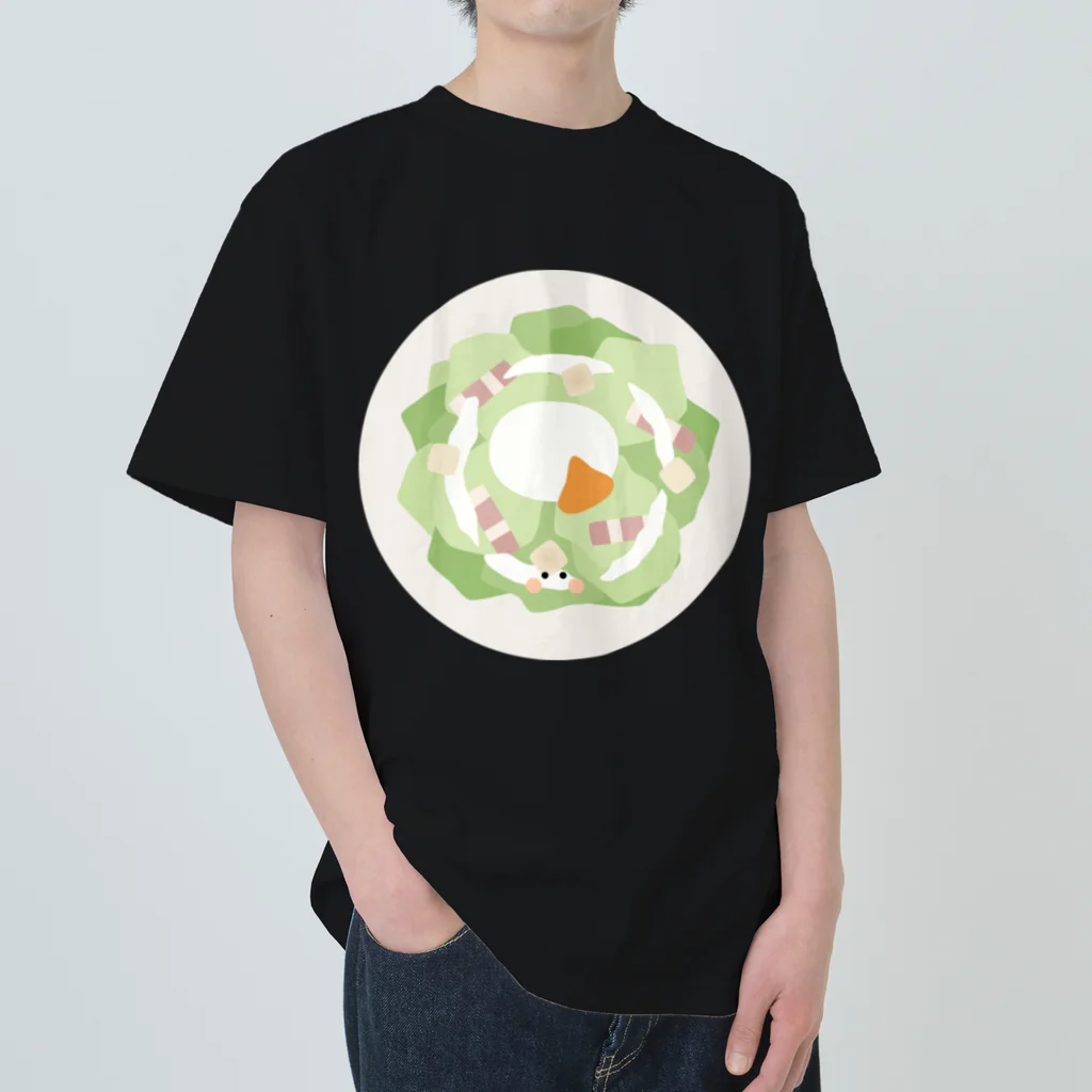 cotton-berry-pancakeのシーザーサラダちゃん ヘビーウェイトTシャツ