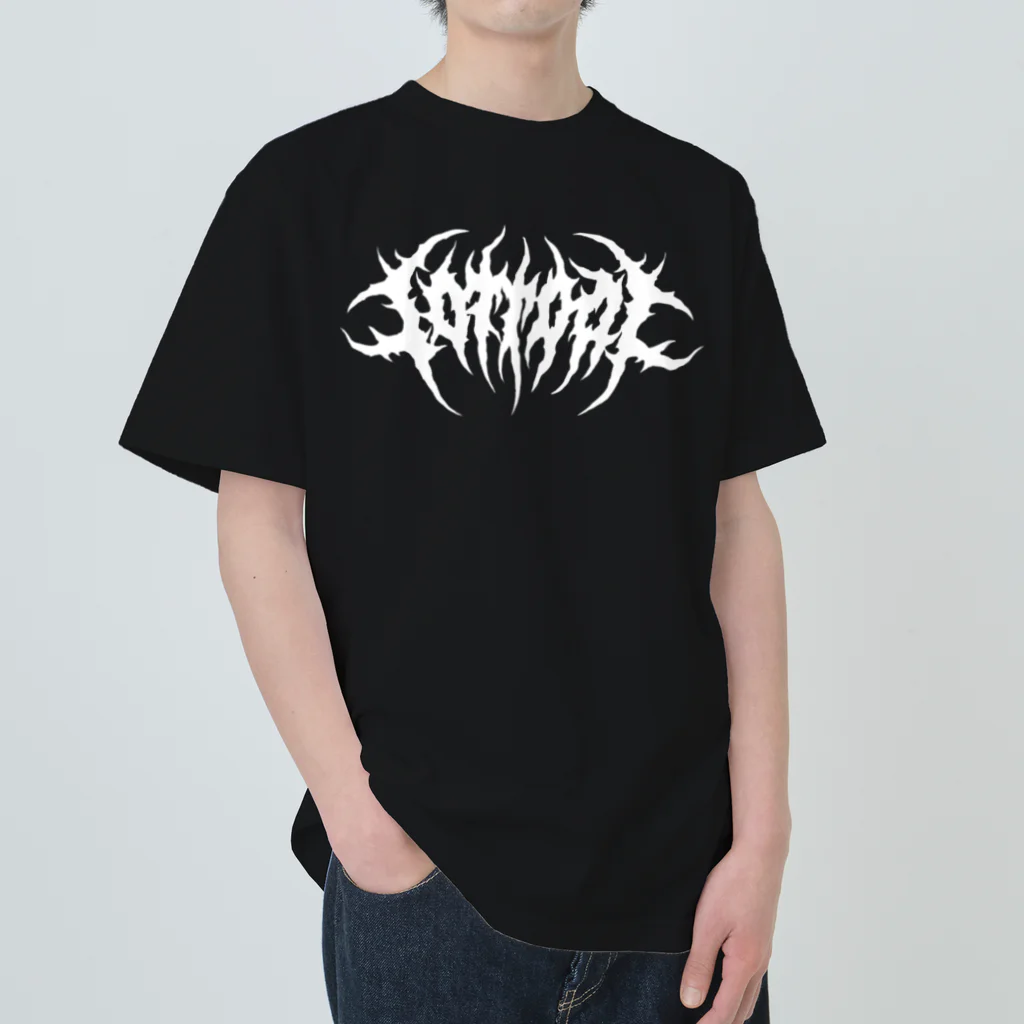 Toshihiro Egawa ArtのDEATH TOTTORI / 鳥取 Heavyweight T-Shirt
