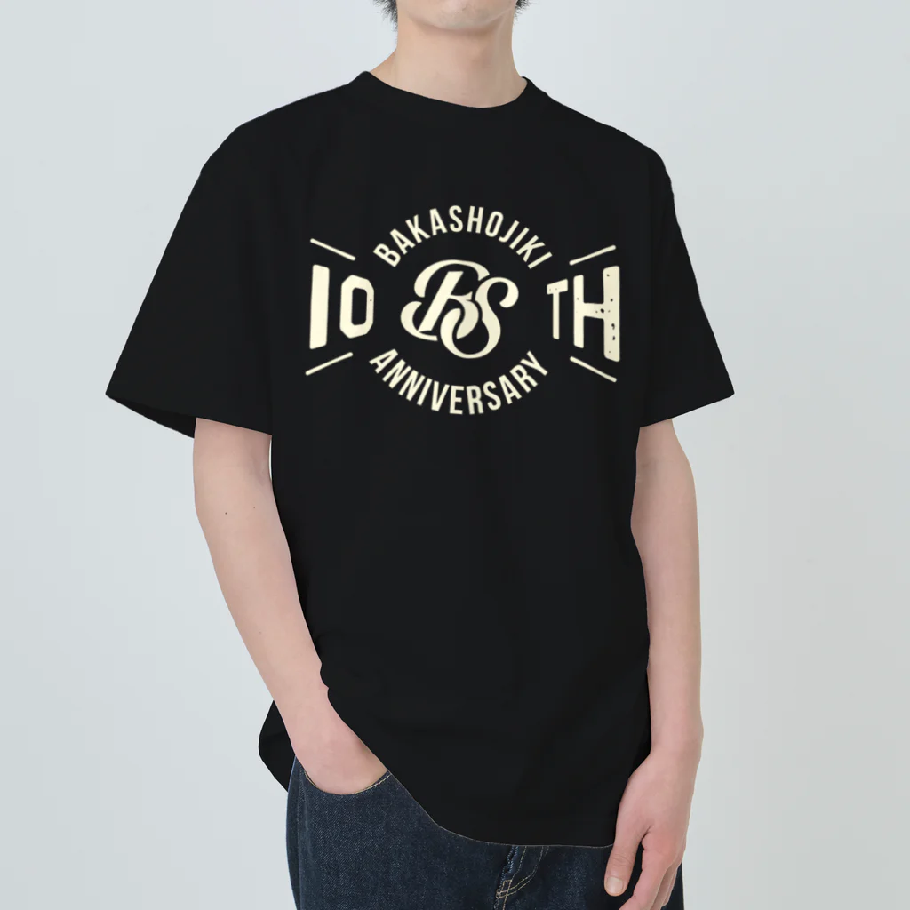 もつ鍋居酒屋 ばか正直のBS 10th Anniversary Type1 ライトイエロー ヘビーウェイトTシャツ