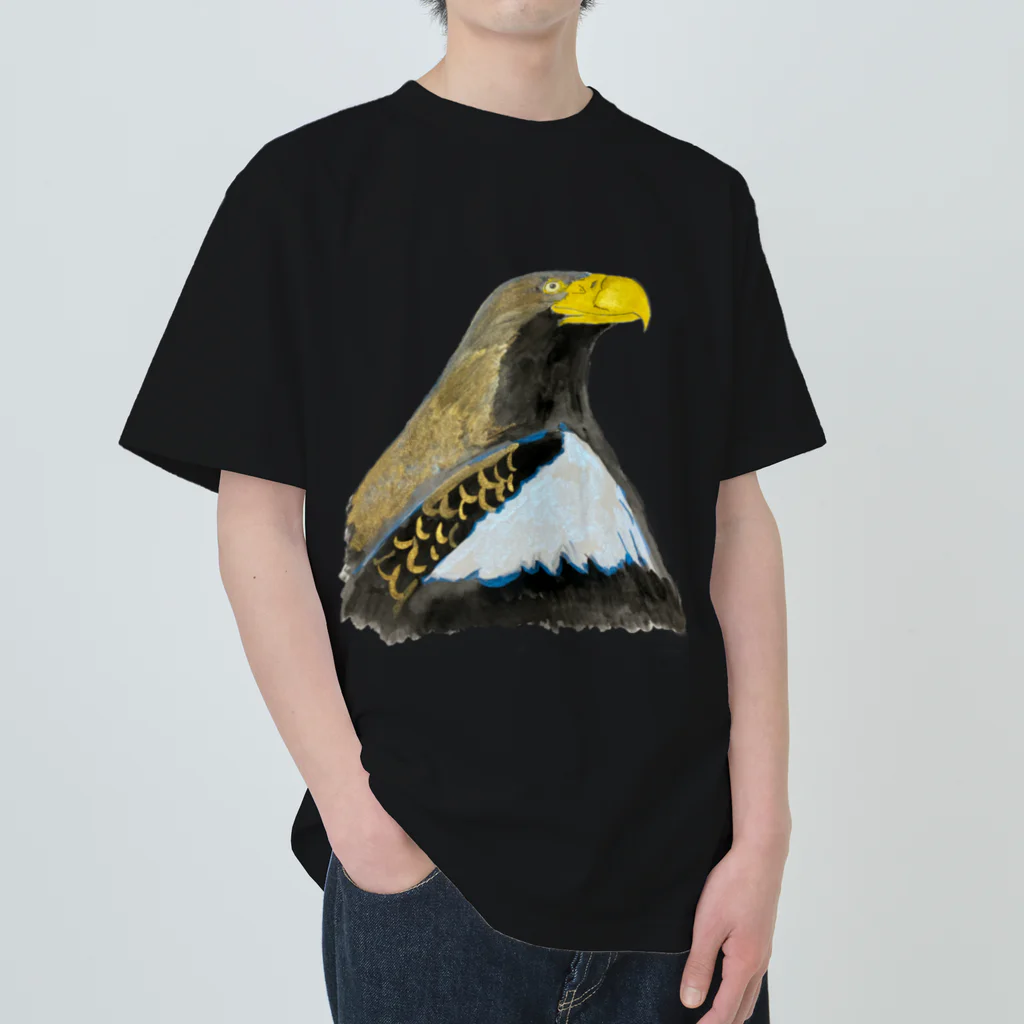 Coshi-Mild-Wildのオオワシ　🦅でござる🪶 ヘビーウェイトTシャツ