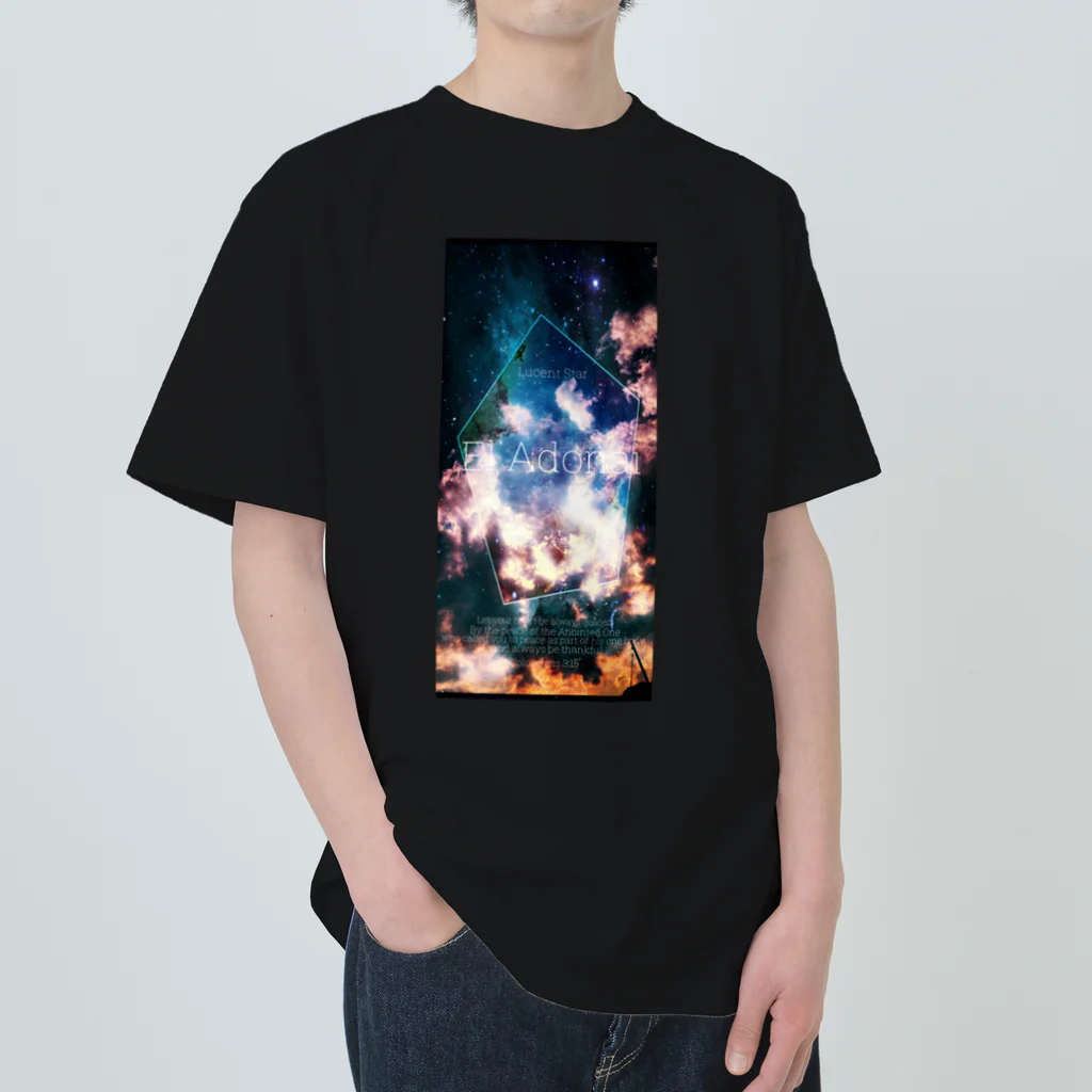 El Adonai のLucent Star  Heavyweight T-Shirt