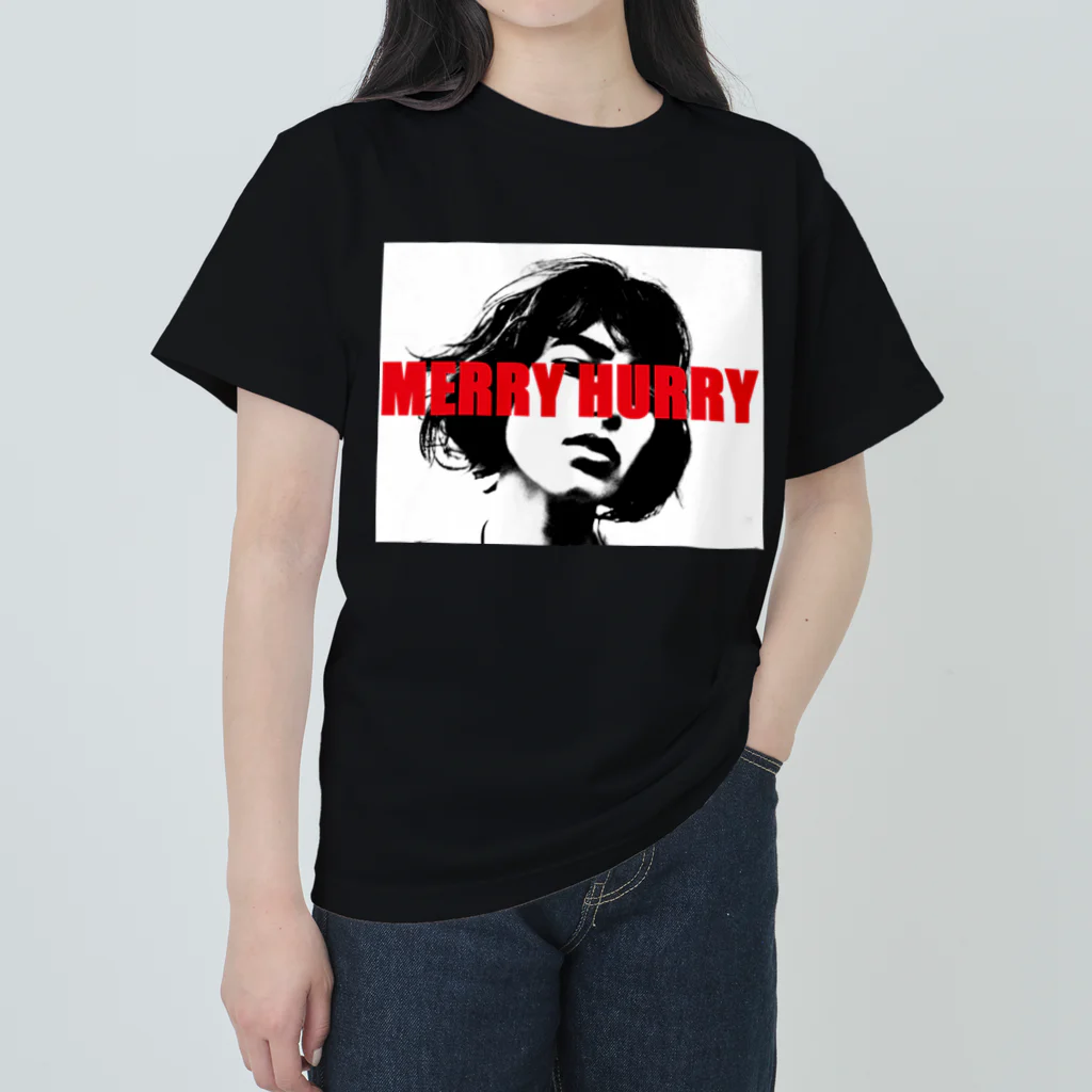 MERRY HURRYの②HW girl2022 Heavyweight T-Shirt