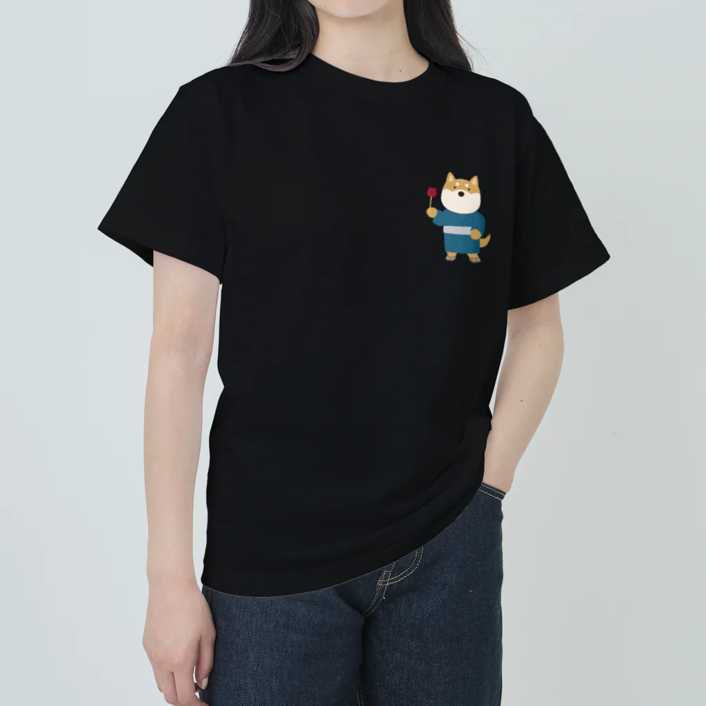 しばじるしデザインのりんごあめ食ス Heavyweight T-Shirt